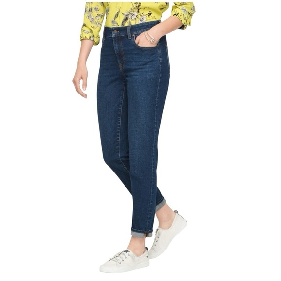 Talbots High Rise Button Fly Straight Leg Jeans | Size 4 - Picture 5 of 11